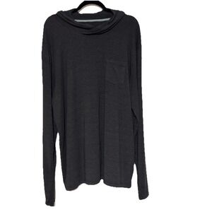 Mens Free Fly Lightweight Bamboo Blend Hoodie XXL Carbon Gray